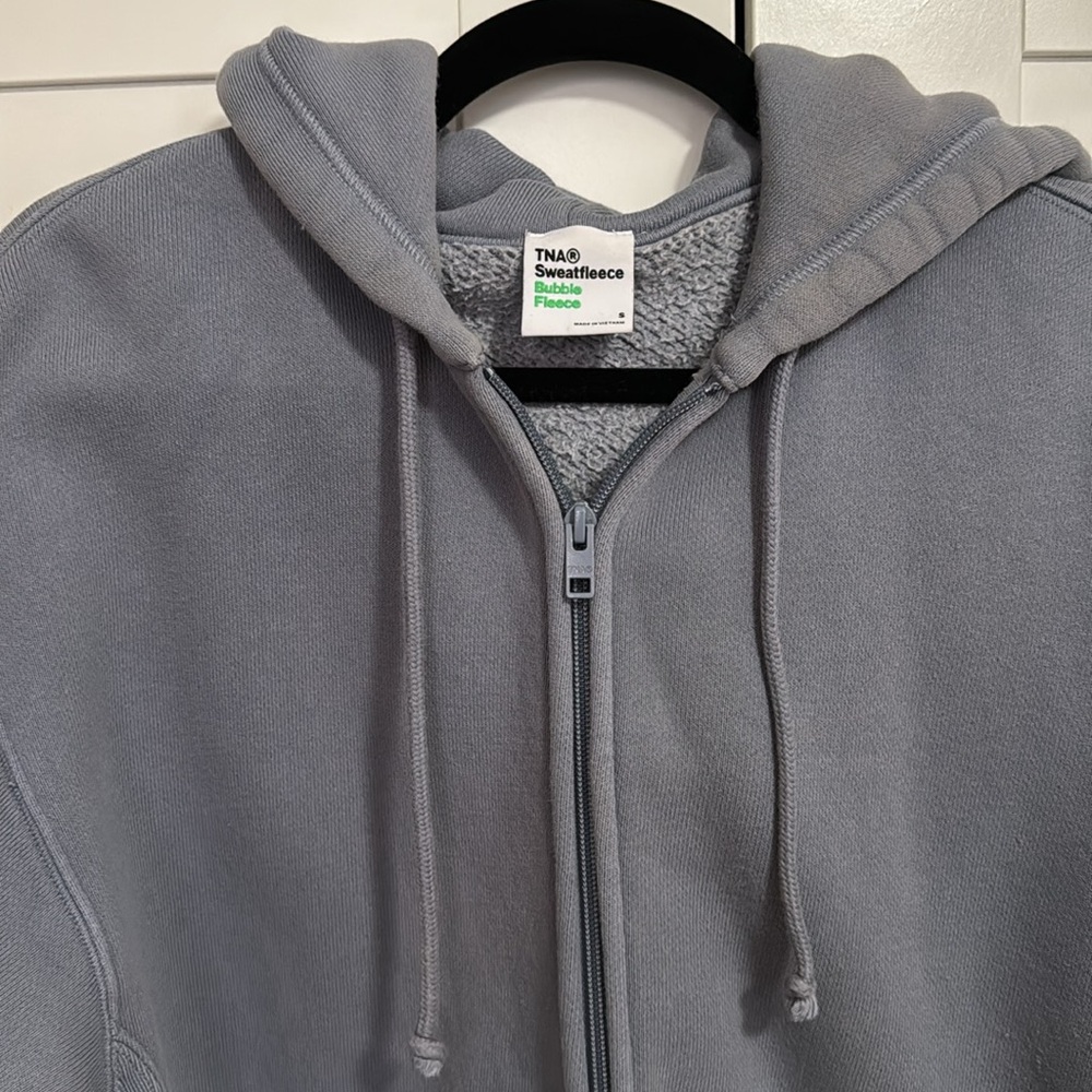Aritzia Bubble Fleece Boyfriend Zip Hoodie - Picture 4 of 4